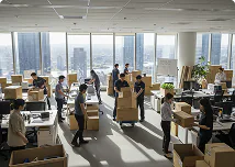 公司搬遷圖示
