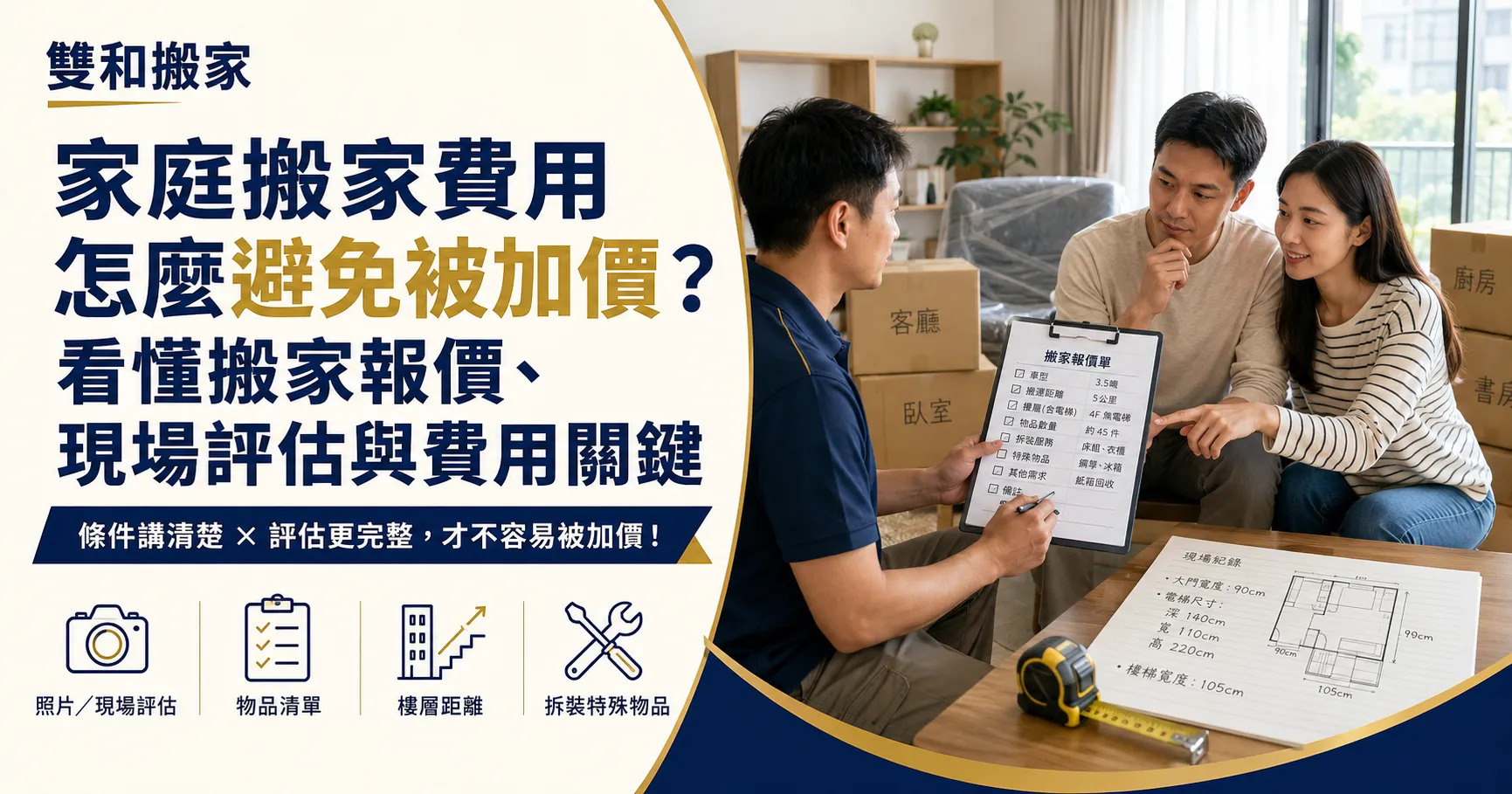 家庭搬家費用為什麼一直被加價?搬家公司報價陷阱與注意事項一次看懂-1