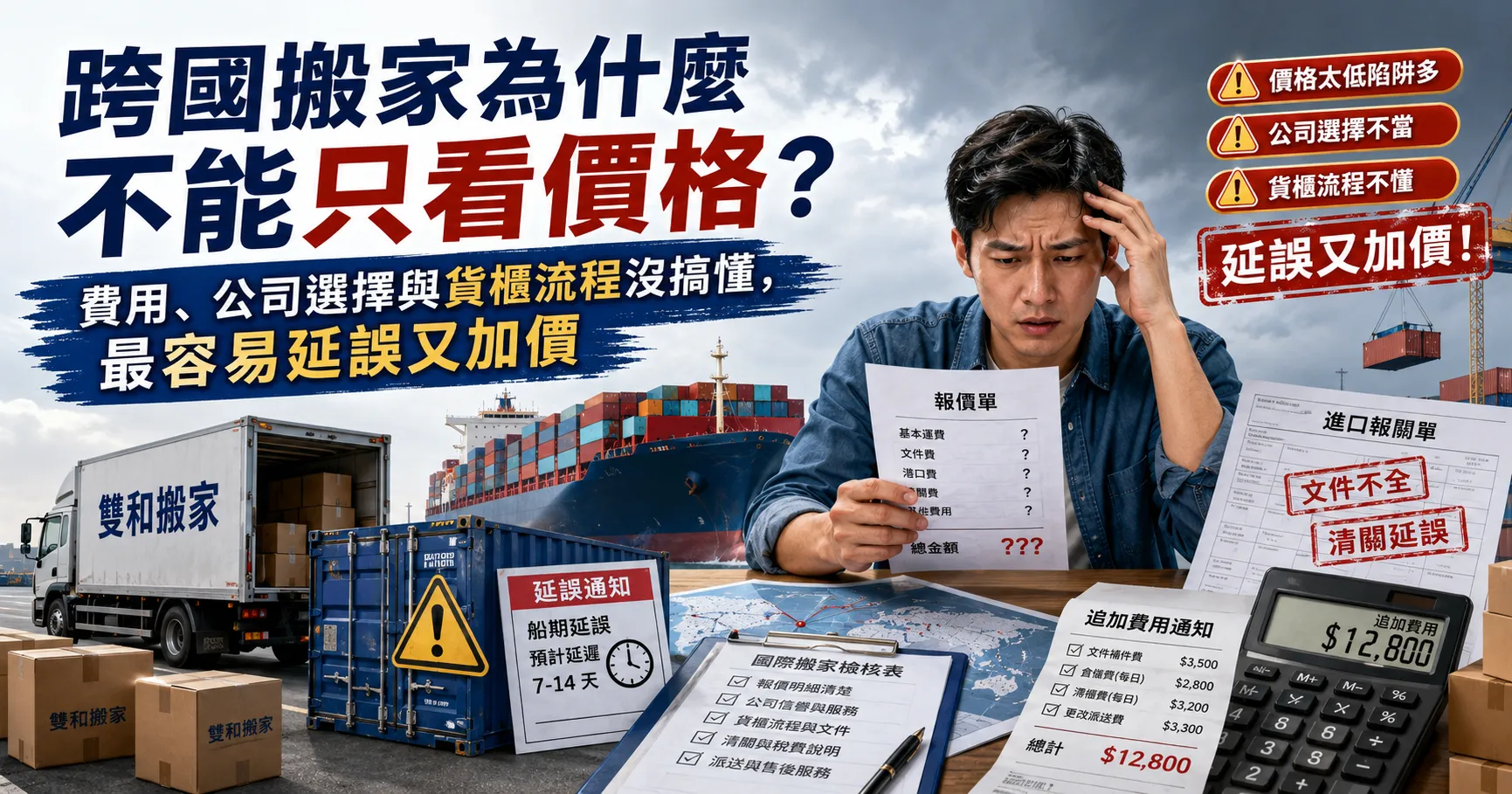 跨國搬家怎麼規劃才不踩雷?費用、搬家公司推薦、貨櫃與清關流程一次看懂-1