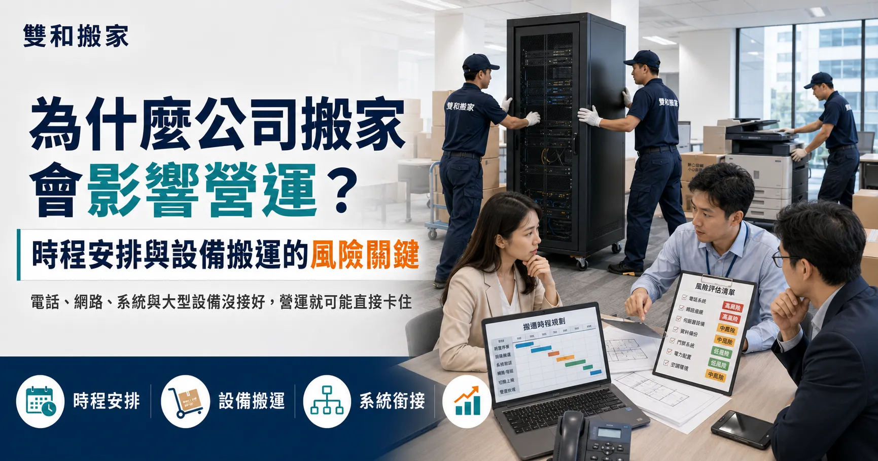 公司搬家為了省費用在上班時間搬？停工造成的營運損失可能更高-1