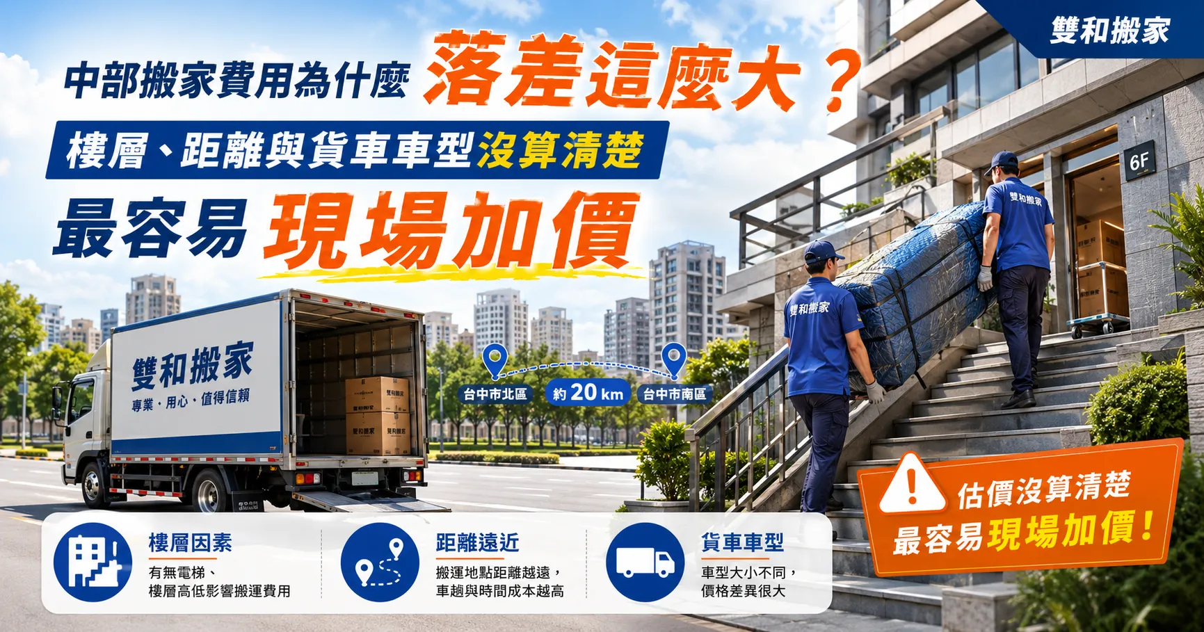 台中、彰化、南投搬家費用被灌水?中彰投搬家公司報價與1.75噸、3.5噸貨車差異解析-1