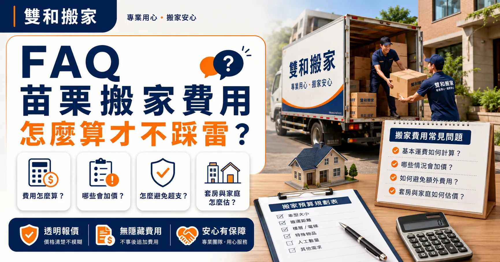 苗栗搬家費用預算大超標？揭密搬家公司不說的「套房與家庭搬家」加價陷阱！-2