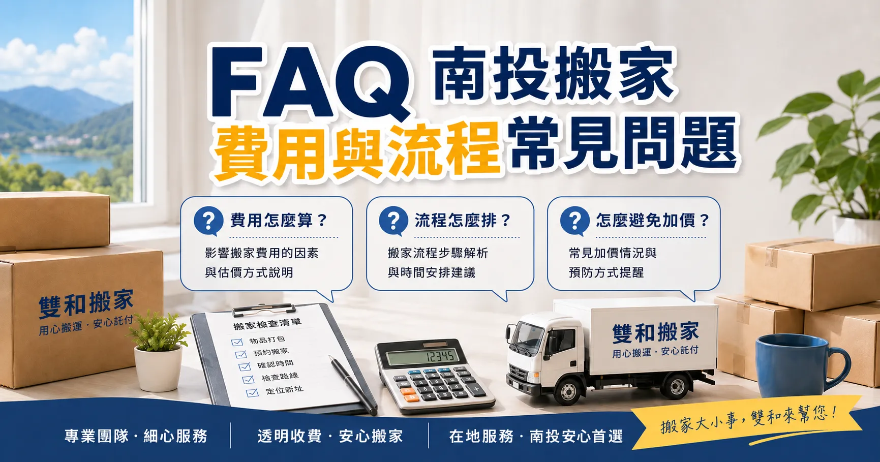 南投搬家變成搬家惡夢?避坑全攻略:費用、推薦與流程問題一次搞懂-2