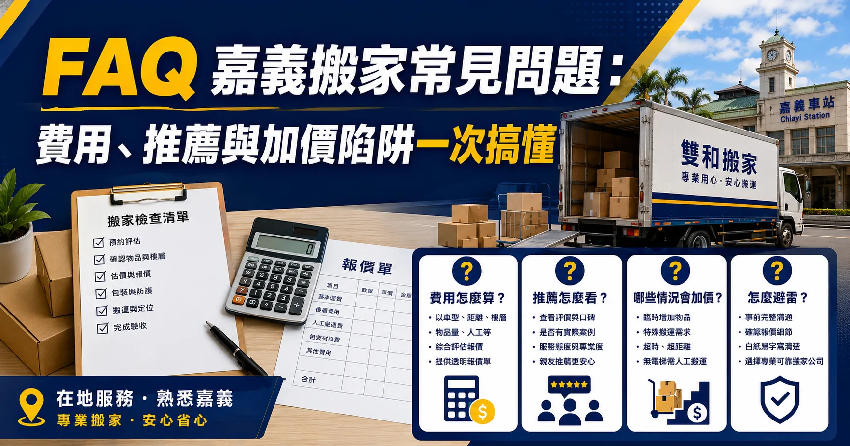 嘉義搬家別急著找便宜！搬家公司推薦、搬家費用與流程避雷全攻略：揭開報價不透明與加價陷阱-2
