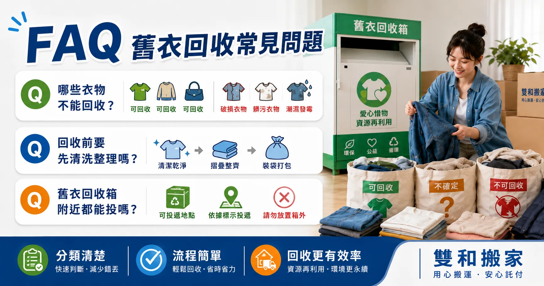舊衣回收不是全部都能丟!搬家前不要的衣服、回收箱、回收價格與不能回收衣物整理-2