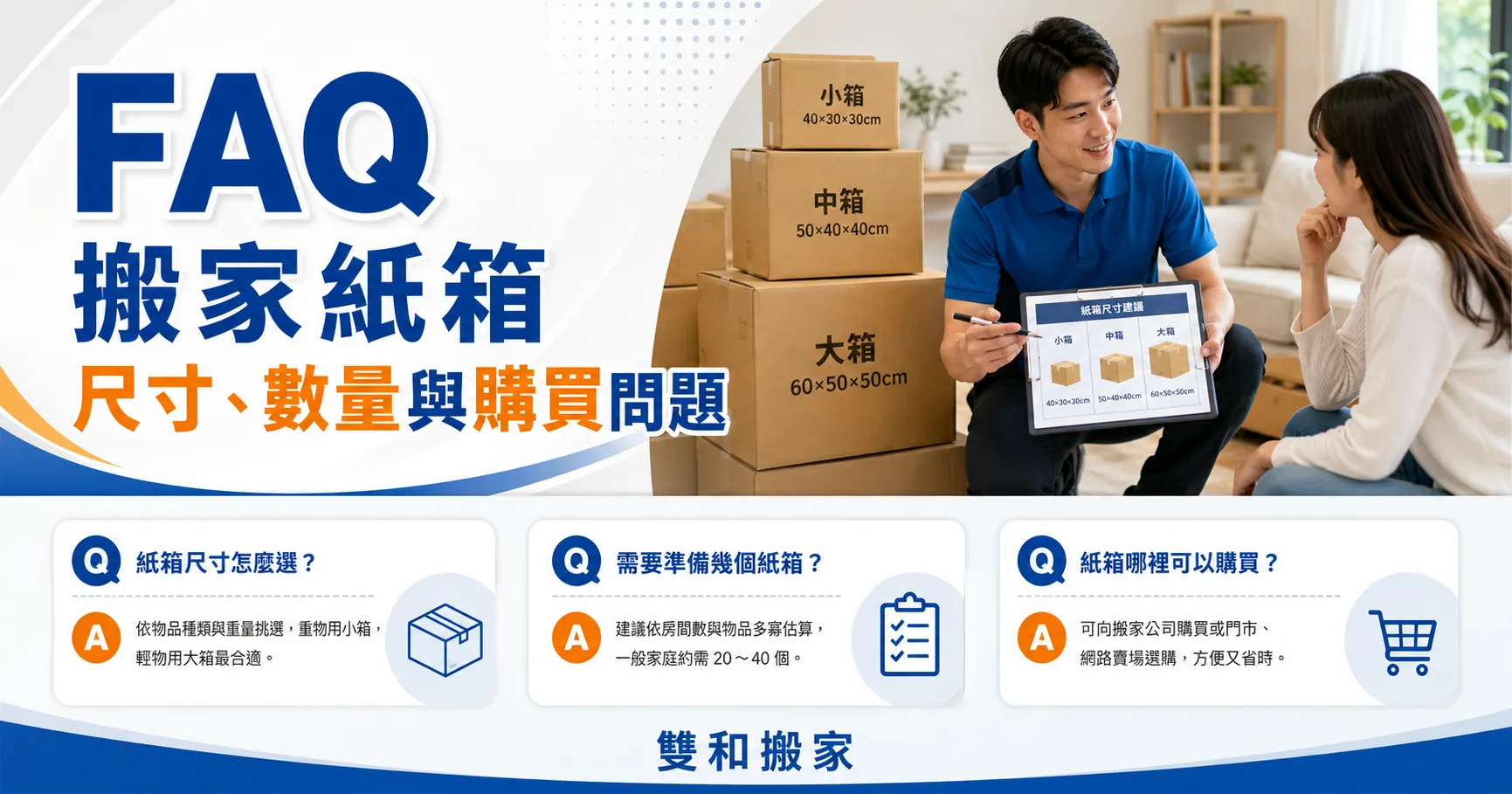 搬家紙箱哪裡買才適合？買紙箱、紙箱尺寸與打包分類方式整理-2